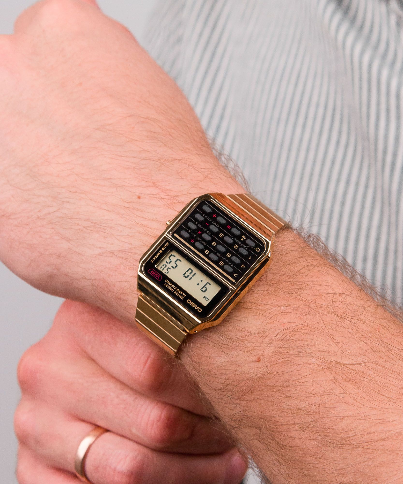 Casio - Montre Vintage CA-500WEG-1AEF Doré