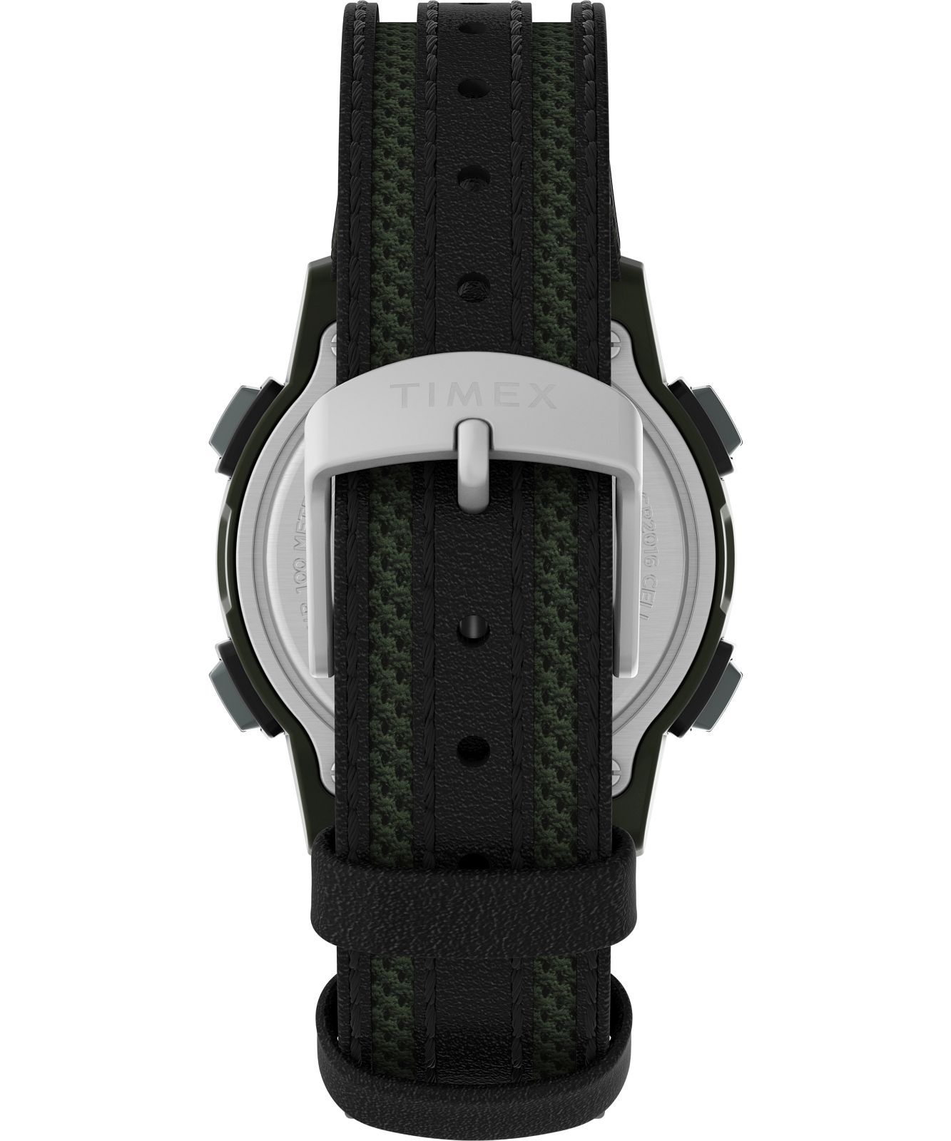 Timex Expedition CAT5 TW4B24500 - Orologio Uomo Digitale Con Cinturino In Pelle Marrone, Cassa 41mm, Impermeabile 100m
