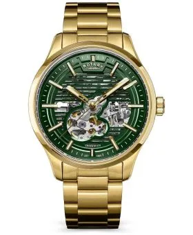 Rotary Greenwich Automatic Skeleton gents watch