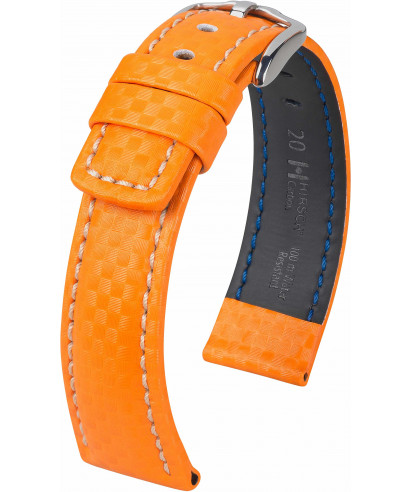 Hirsch Carbon L 22 mm strap