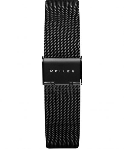 Meller Black Metal 20 mm Watch Band