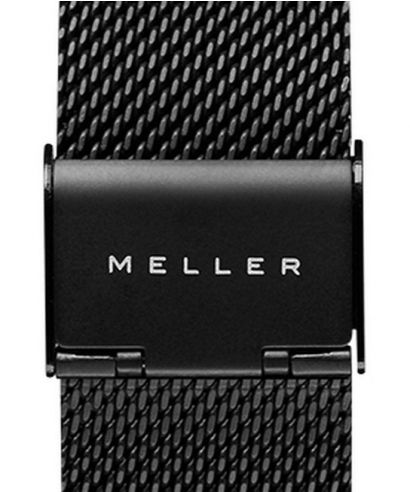 Meller Black Metal 20 mm Watch Band