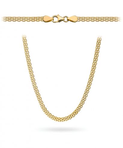 Bonore Length 50 cm, Width 3,9 mm - Gold 585 - Type Bismarck chain