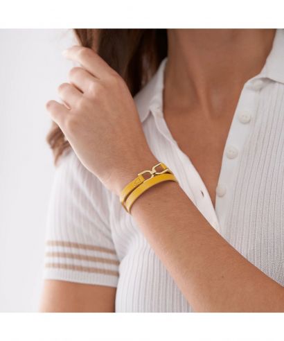 Fossil Heritage D-Link Lemon Yellow Women's Bracelet	