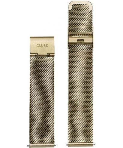 Cluse Minuit Mesh Gold 16 mm Watch Band