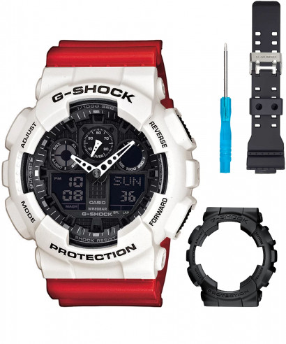  Casio G-Shock Men's Watch GA-100-1A2ER : Clothing, Shoes &  Jewelry