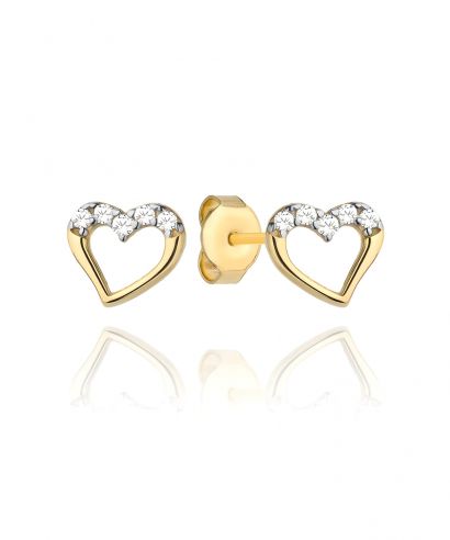 Bonore - Gold 585 - Cubic Zirconia earrings