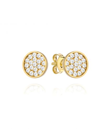 Bonore - Gold 585 - Cubic Zirconia earrings