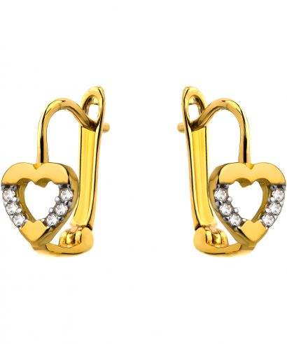 Bonore - Gold 585 - Cubic Zirconia earrings