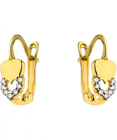 Bonore - Gold 585 - Cubic Zirconia earrings