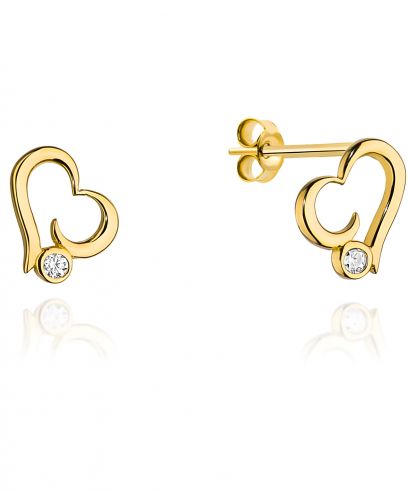 Bonore - Gold 585 - Cubic Zirconia earrings
