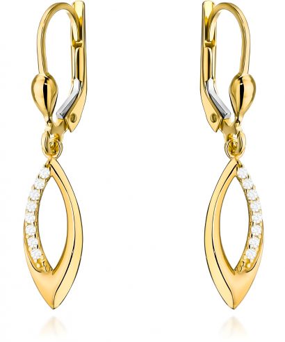 Bonore - Gold 585 - Cubic Zirconia earrings