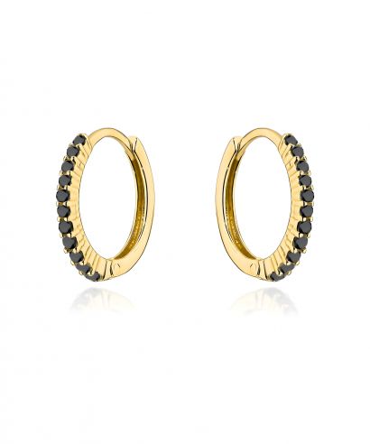 Bonore - Gold 585 - Cubic Zirconia earrings