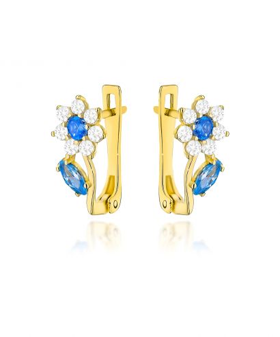 Bonore - Gold 585 - Cubic Zirconia earrings