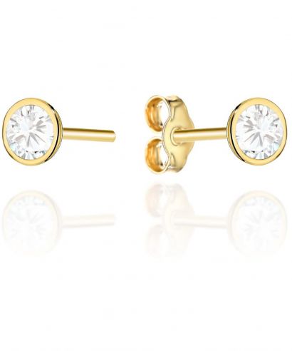 Bonore - Gold 585 - Cubic Zirconia earrings