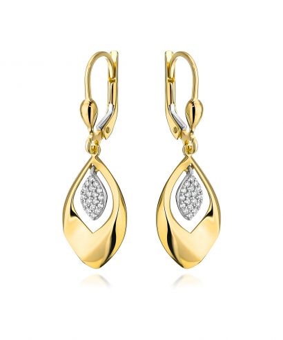 Bonore - Gold 585 - Cubic Zirconia earrings