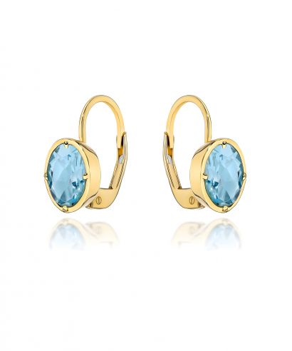Bonore - Gold 585 - Topaz earrings