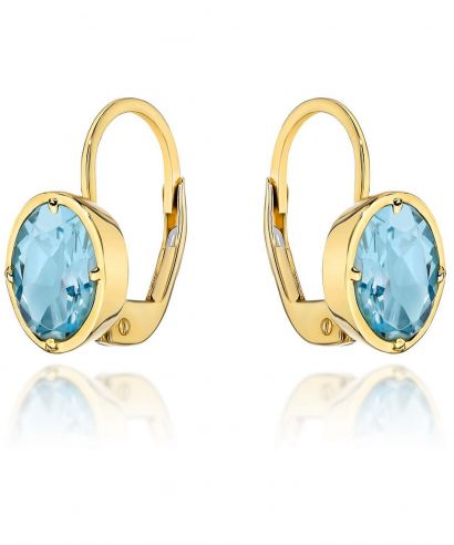 Bonore - Gold 585 - Topaz earrings