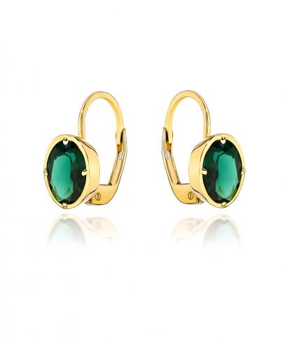 Bonore - Gold 585 - Kwarc earrings
