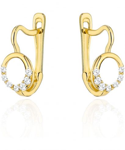 Bonore - Gold 585 - Cubic Zirconia earrings