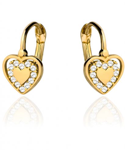 Bonore - Gold 585 - Cubic Zirconia earrings