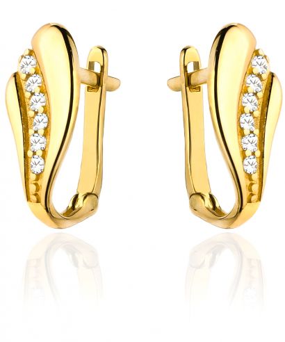 Bonore - Gold 585 - Cubic Zirconia earrings