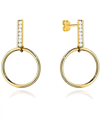 Bonore - Gold 585 - Cubic Zirconia earrings