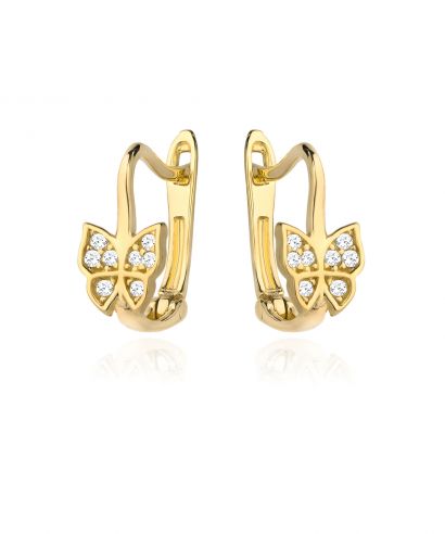 Bonore - Gold 585 - Cubic Zirconia earrings