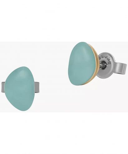 Skagen Sea Glass Mint Green Stud earrings
