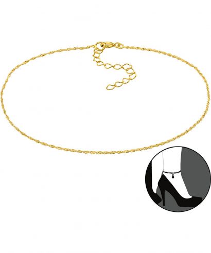 Bonore Length 26 cm, Width 0.5 mm - Gold-Plated Silver 925 chain