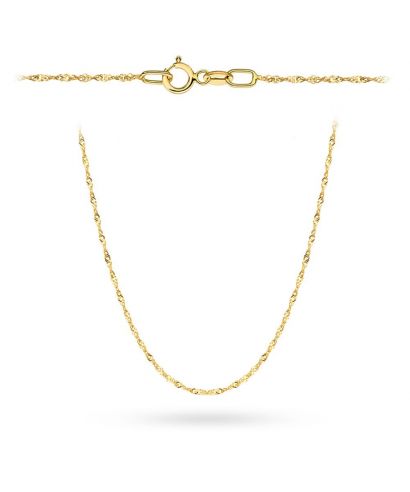 Bonore Length 42 cm - Gold 585, Type Singapore chain