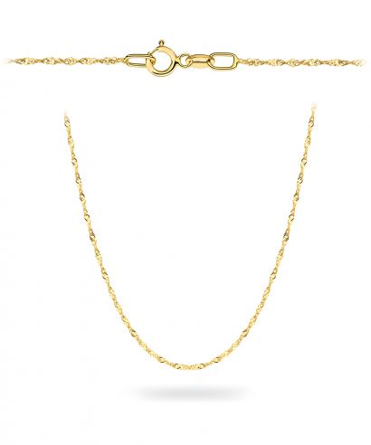 Bonore Length 50 cm, Width 1 mm - Gold 585, Type Singapore chain