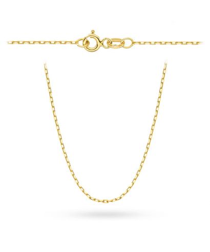 Bonore Length 55 cm, Width 1.5 mm - Gold 585 - Type Anchor chain