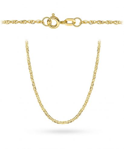 Bonore Length 40 cm, Width 1 mm - Gold 585 - Type Singapore chain
