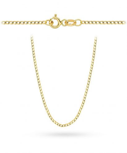 Bonore Length 42 cm, Width 1 mm - Gold 585 - Type Curb chain