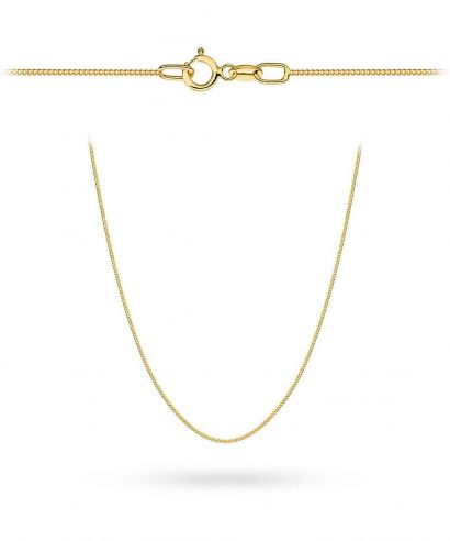 Bonore Length 40 cm, Width 1 mm - Gold 585 - Type Curb chain