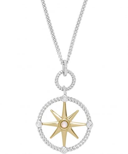 Fossil Sterling Compass Women's Necklace 