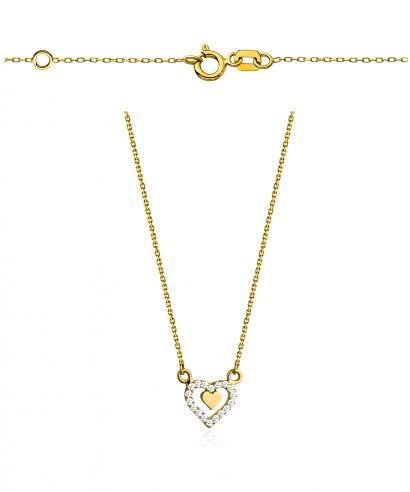 Bonore - Gold 585 - Cubic Zirconia necklace