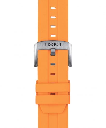Tissot Silicone Orange	 Strap 22 mm	