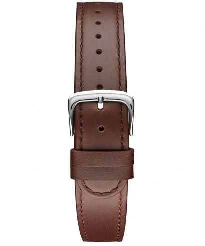 Meller Earth Silver Leather 20 mm Strap