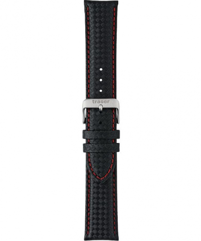 Traser Leather P66 Red Combat Strap