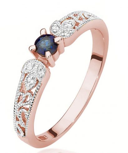 Bonore - Rose Gold 585 - Sapphire 0,1 ct ring