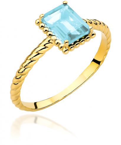 Bonore - Gold 585 - Topaz ring
