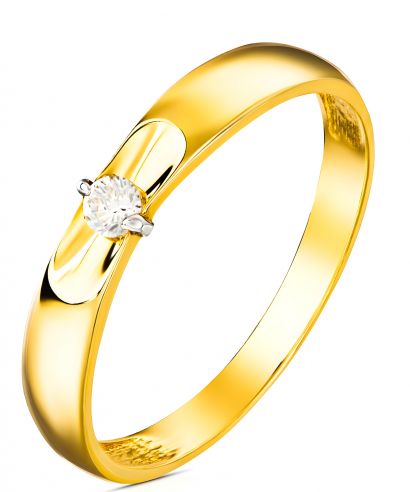 Bonore - Gold 585 - Cubic Zirconia ring
