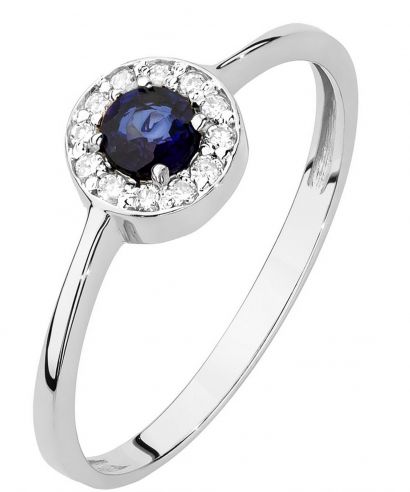 Bonore - White Gold 585 - Sapphire 0,3 ct ring