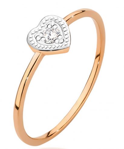 Bonore - Rose Gold 585 - Diamond 0,02 ct ring