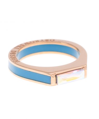 Ostrowski Design Classic Super Light Blue Ring
