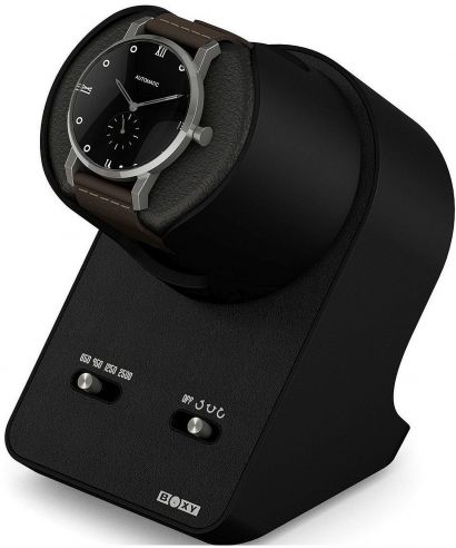 Beco Technic Boxy BLDC Nightstand EXT Black Modularny watch winder for 1 watch with USB cable