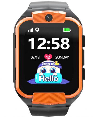 Pacific 32 4G LTE SIM Orange Kids' Smartwatch												