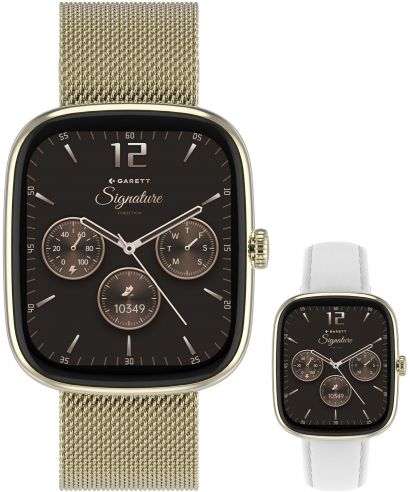 Garett Signature Flow Gold Mesh SET ladies smartwatch